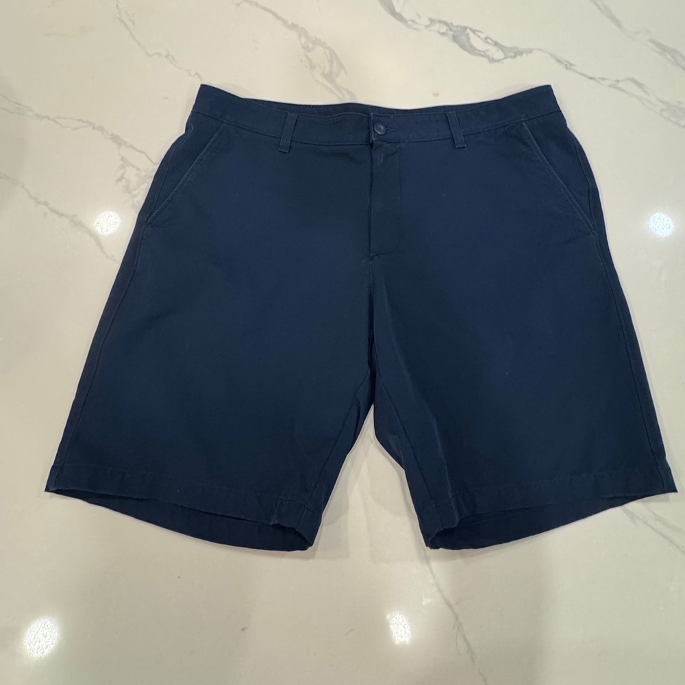 Under Armour Golf Shorts Performance Size 40 Navy Blue Mens